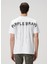 Beyaz Logo Detaylı T-Shirt 4