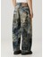 Super Baggy Fit Mavi Baskılı Jean Pantolon 3