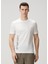 Beyaz Logo Baskılı T-Shirt 1
