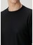 Siyah Logo Nakışlı T-Shirt 5