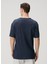 Lacivert Keten T-Shirt 4
