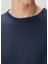 Lacivert Keten T-Shirt 5