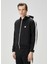 Siyah Kapüşonlu Scuba Sweatshirt 3