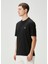Siyah Logo Nakışlı T-Shirt 3