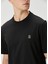 Siyah Logo Nakışlı T-Shirt 5