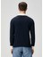 Lacivert Polo Yaka Sweatshirt 4