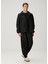 Relaxed Fit Siyah Mont 2
