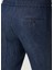 Lacivert Beli Kordonlu Keten Pantolon 5