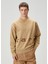 Felt Script Bej Sweatshirt 1
