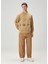Felt Script Bej Sweatshirt 2
