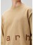Felt Script Bej Sweatshirt 5