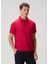 Pembe Polo Yaka Yün T-Shirt 3
