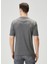Koyu Gri Ipek T-Shirt 4