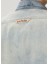Relaxed Fit Açık Mavi Yıpratmalı Denim Gömlek 6