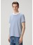 Bliss Mavi Beyaz Çizgi Desenli T-Shirt 1