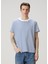 Bliss Mavi Beyaz Çizgi Desenli T-Shirt 3