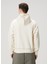 Kırık Beyaz Kapüşonlu Sweatshirt 4