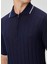 Lacivert Keten Polo Triko 5