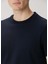 Lacivert Logo Jakarlı T-Shirt 5