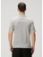 Gri Keten T-Shirt 4