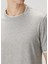 Gri Keten T-Shirt 5