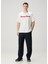 Loose Fit Weave Koyu Mavi Pantolon 1