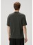 Koyu Yeşil Logo Nakışlı T-Shirt 4
