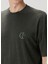 Koyu Yeşil Logo Nakışlı T-Shirt 5