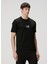 Siyah Logo Detaylı T-Shirt 3