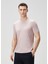 Pembe Logo Nakışlı T-Shirt 1