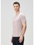 Pembe Logo Nakışlı T-Shirt 3