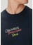 Summer Lovers Lacivert Nakışlı T-Shirt 5