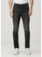Slim Straight Fit Siyah Jean Pantolon 2