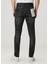 Slim Straight Fit Siyah Jean Pantolon 5