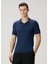 Koyu Mavi Polo Yaka T-Shirt 1