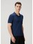 Koyu Mavi Polo Yaka T-Shirt 3