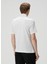Açık Gri Polo Yaka Keten T-Shirt 4