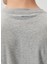 Siyah Gri Figür Baskılı T-Shirt 6