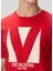 Kırmızı Logo Baskılı T-Shirt 5