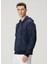Lacivert Kapüşonlu Etnik Desenli Sweatshirt 3