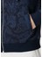 Lacivert Kapüşonlu Etnik Desenli Sweatshirt 6
