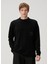 Siyah Logo Detaylı Sweatshirt 1