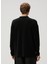 Siyah Logo Detaylı Sweatshirt 4