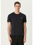 Lacivert Logo Baskılı T-Shirt 1