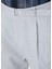 Gri Keten Karışımlı Pantolon 4