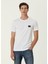Beyaz Logo Detaylı T-Shirt 1