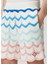 Beyaz Degradeli Crochet Triko Bermuda 3