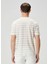 Çizgili Keten T-Shirt 4