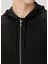 Siyah Kapüşonlu Sweatshirt 5