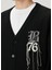Gothic Boy Siyah Logo Jakarlı Triko Hırka 5